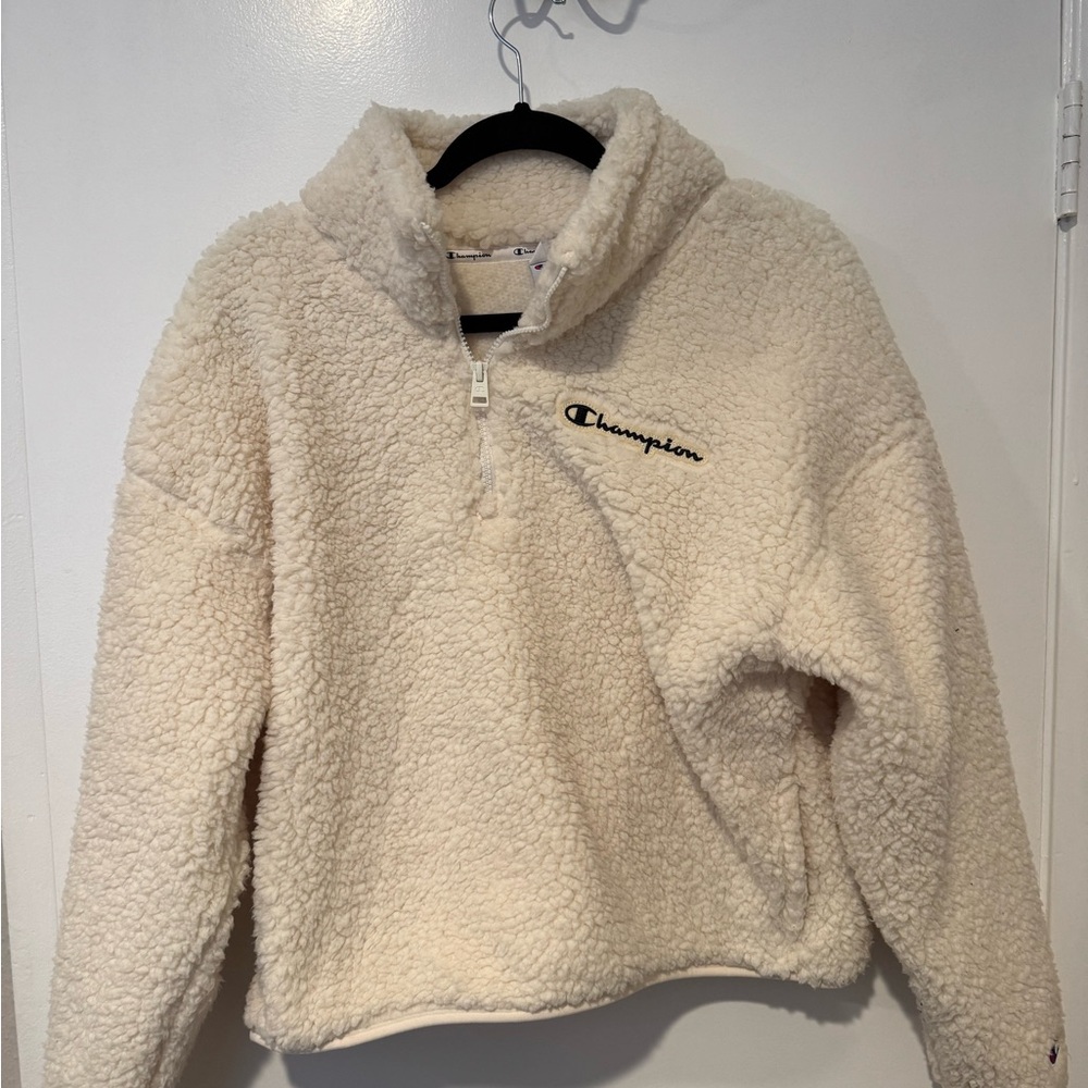 Champion Off-White Sherpa Jacket